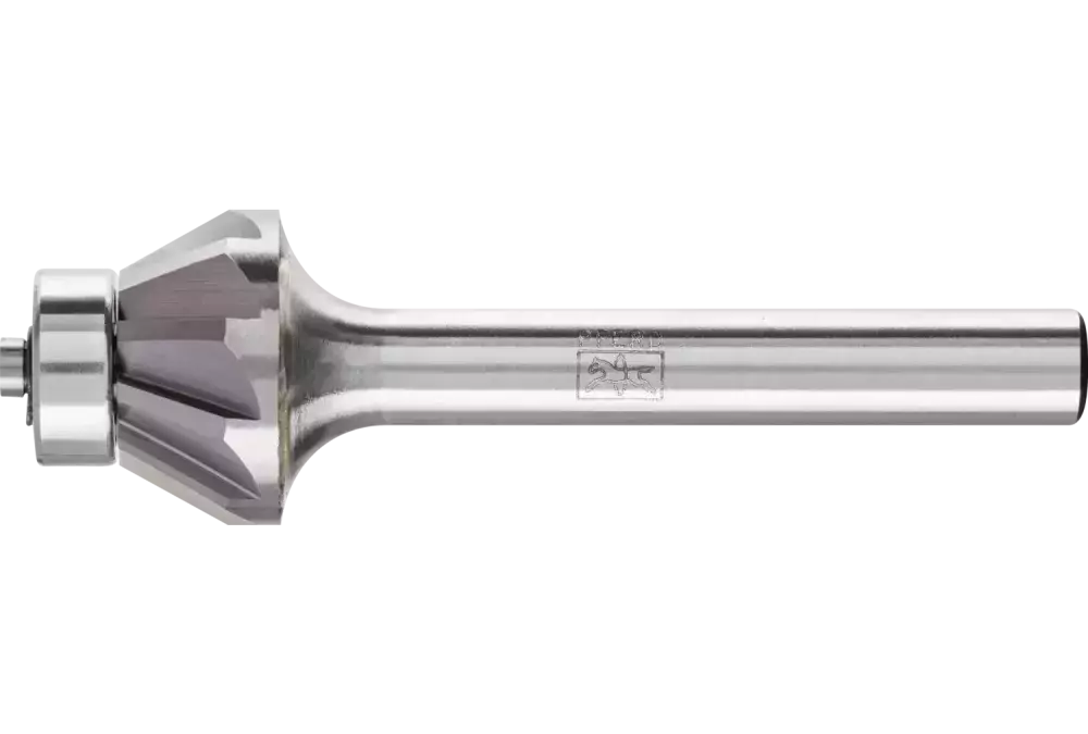 Trzpień frezarski ze stopów twardych EDGE stożkowy KSJ 30° Ø 16 × 05 mm trzpień Ø 6 mm do obróbki krawędzi 1