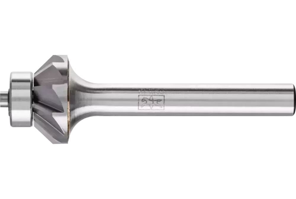 Trzpień frezarski ze stopów twardych EDGE stożkowy KSK 45° Ø 16 × 03 mm trzpień Ø 6 mm do obróbki krawędzi 1