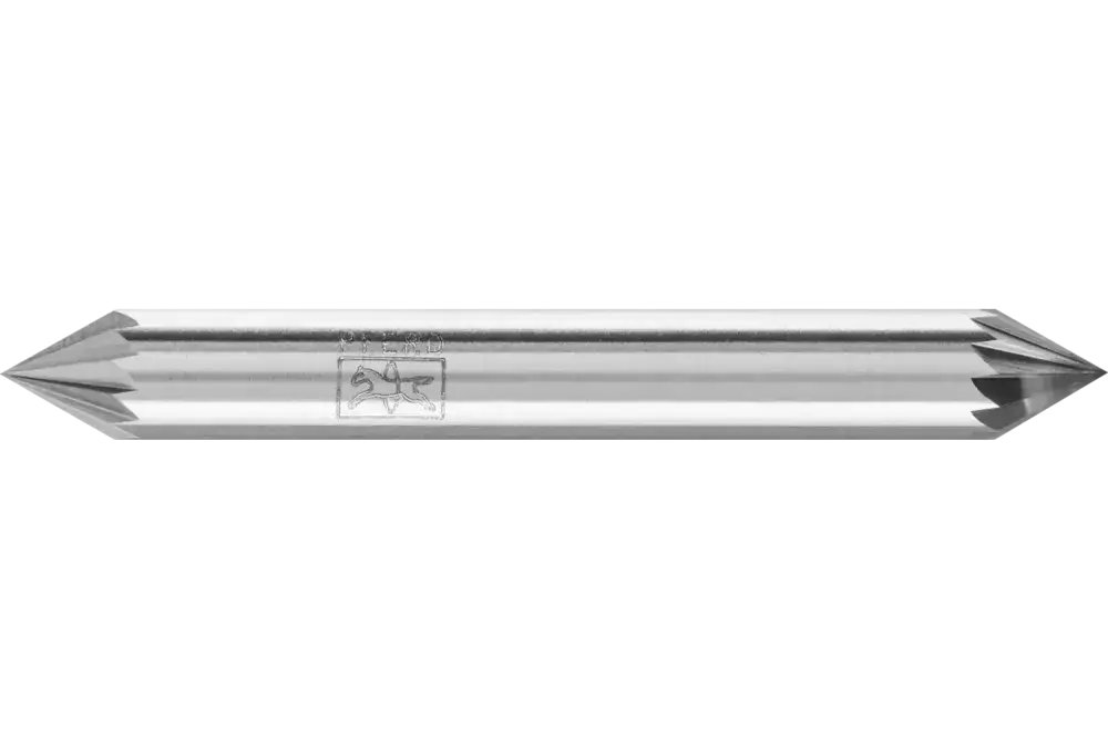 Trzpień frezarski ze stopów twardych kształt stożkowy KSJ 60° Ø 06 × 05 mm trzpień Ø 6 mm Z3 uniwersalne średnie 1