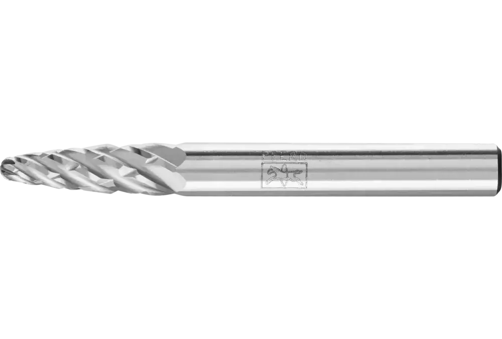 Wysokowydajny trzpień frezarski ze stopów twardych STEEL kształt drzewa RBF Ø 06 × 18 mm trzpień Ø 6 mm do stali 1