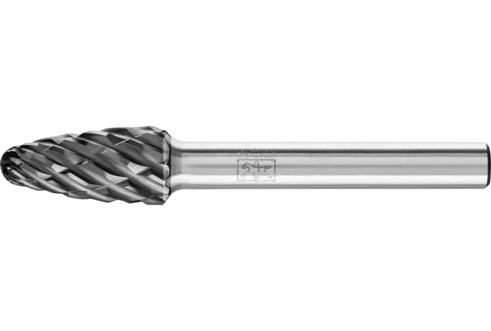 Wysokowydajny trzpień frezarski ze stopów twardych STEEL kształt drzewa RBF Ø 10 × 20 mm trzpień Ø 6 mm HICOAT do stali 1