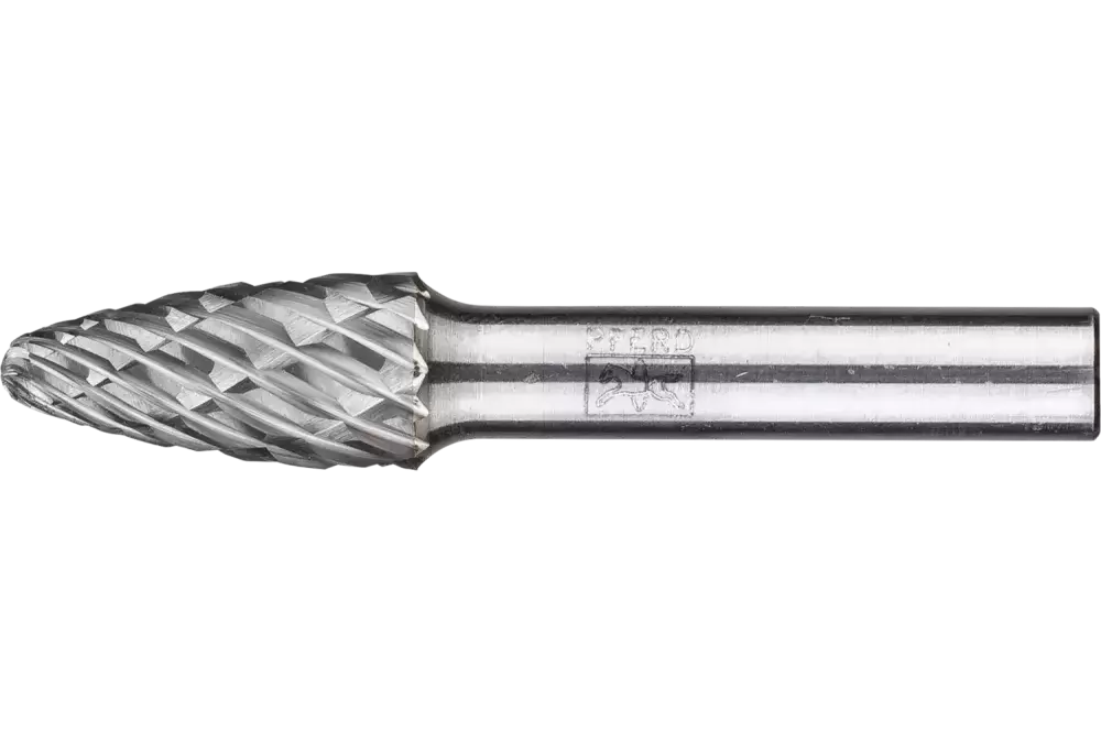 Wysokowydajny trzpień frezarski ze stopów twardych CAST kształt drzewa RBF Ø 12 × 25 mm trzpień Ø 8 mm do żeliwa 1