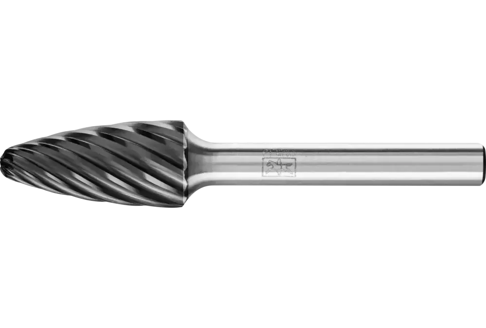 Wysokowydajny trzpień frezarski ze stopów twardych INOX kształt drzewa RBF Ø 12 × 25 mm trzpień Ø 6 mm HICOAT 1