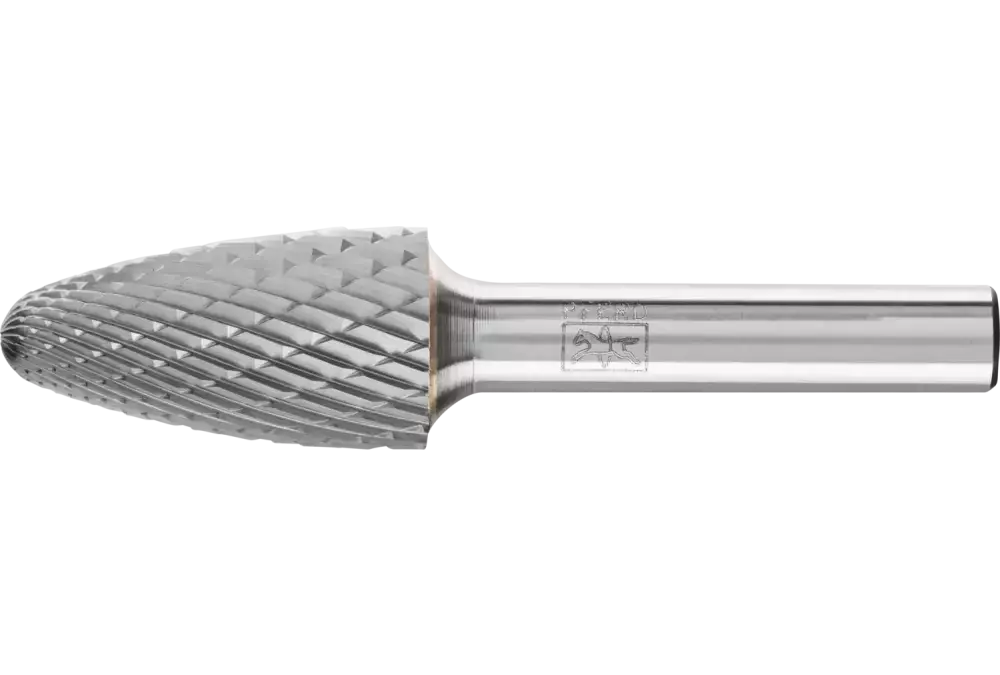 Trzpień frezarski ze stopów twardych kształt drzewa RBF Ø 16 × 30 mm trzpień Ø 8 mm Z3P uniwersalne średnie krzyżowe 1