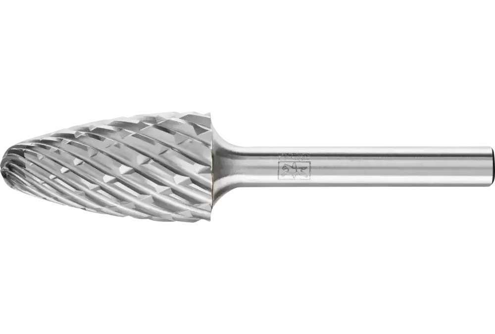 Wysokowydajny trzpień frezarski ze stopów twardych STEEL kształt drzewa RBF Ø 16 × 30 mm trzpień Ø 6 mm do stali 1