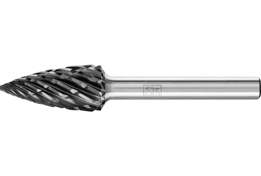 Wysokowydajny trzpień frezarski ze stopów twardych STEEL kształt pocisku SPG Ø 12 × 25 mm trzpień Ø 6 mm HICOAT do stali 1