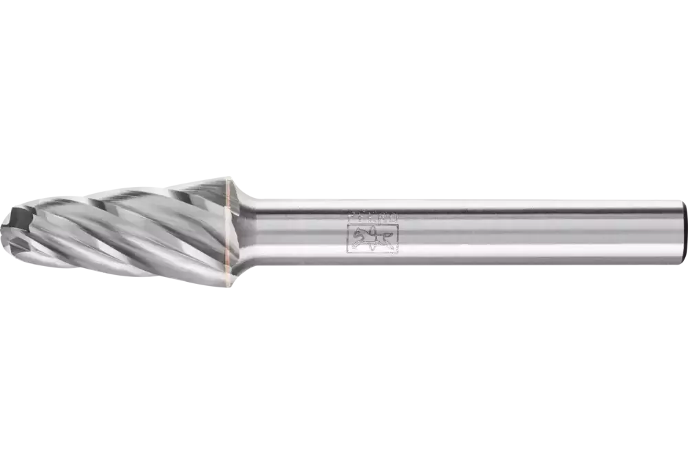 Wysokowydajny trzpień frezarski ze stopów twardych ALU, kształt stożkowy KEL Ø 10 x 20 mm, trzonek Ø 6 mm do aluminium / metalu 1