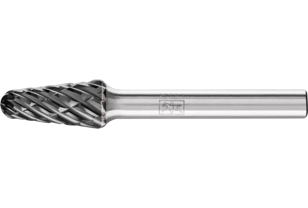 Wysokowydajny trzpień frezarski ze stopów twardych STEEL kształt stożkowy KEL Ø 10 × 20 mm trzpień Ø 6 mm HICOAT do stali 1
