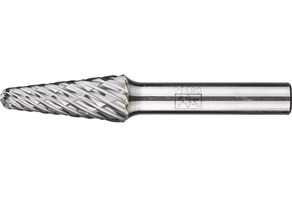 Wysokowydajny trzpień frezarski ze stopów twardych CAST kształt stożkowy KEL Ø 12 × 30 mm trzpień Ø 8 mm do żeliwa 1