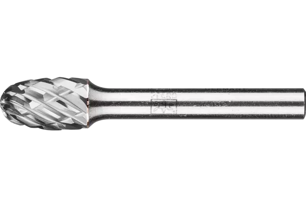 Wysokowydajny trzpień frezarski ze stopów twardych STEEL kształt kropli TRE Ø 10 × 16 mm trzpień Ø 6 mm do stali 1