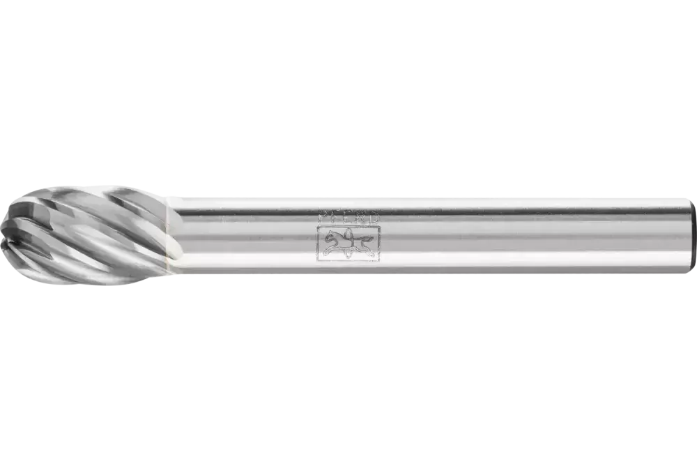 Wysokowydajny trzpień frezarski ze stopów twardych INOX kształt kropli TRE Ø 08 × 13 mm trzpień Ø 6 mm do stali nierdzewnej 1