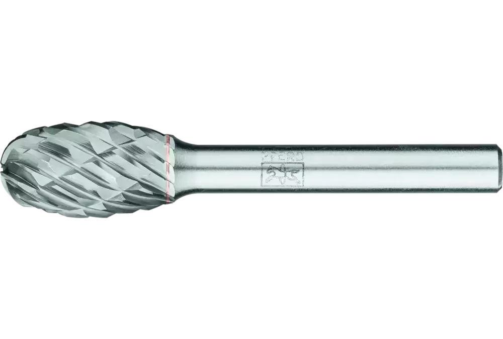 Wysokowydajny trzpień frezarski ze stopów twardych STEEL kształt kropli TRE Ø 12 × 20 mm trzpień Ø 6 mm do stali 1