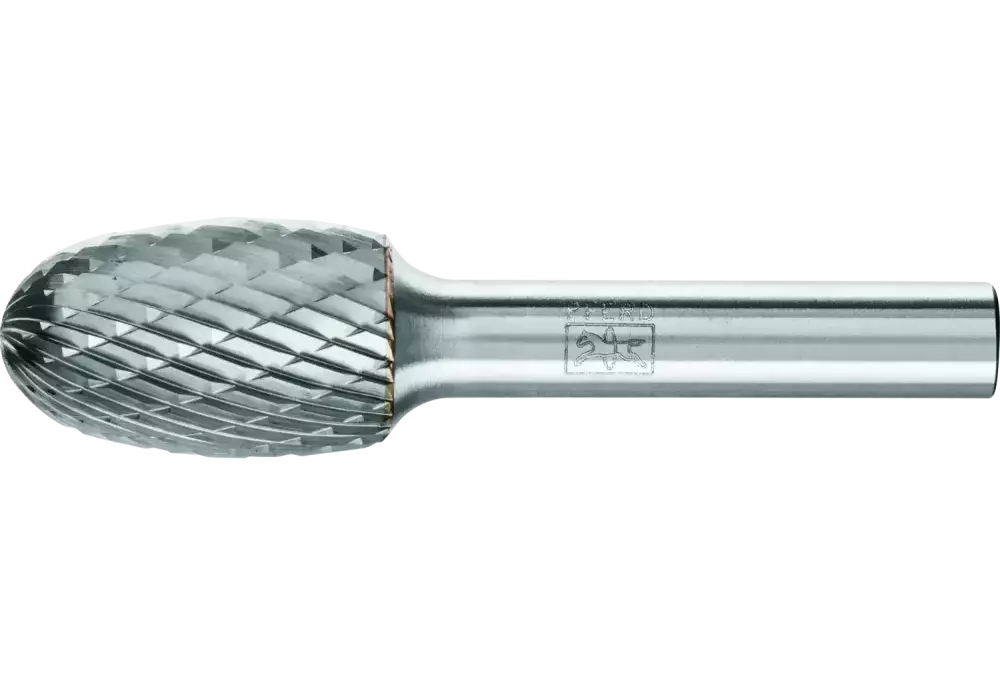 Trzpień frezarski ze stopów twardych kształt kropli TRE Ø 16 × 25 mm trzpień Ø 8 mm Z3P uniwersalne średnie krzyżowe 1