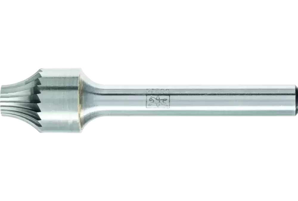 Trzpień frezarski do zaokrągleń ze stopów twardych V Ø 12 × 15 mm trzpień Ø 6 mm Z3 uniwersalne średnie 1