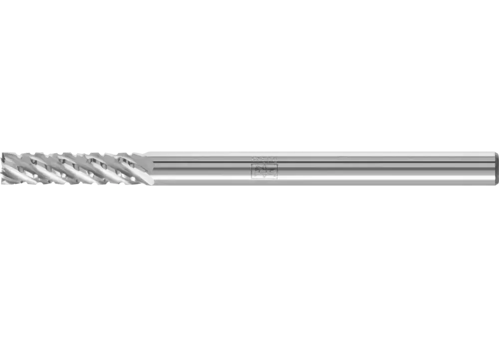 Trzpień frezarski ze stopów twardych walcowy ZYAS z uzębieniem czołowym 03 x 13 mm, trzonek Ø 3 mm TITANIUM do tytanu 1
