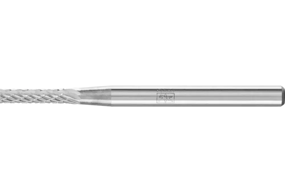 Trzpień frezarski ze stopów twardych kształt walcowy ZYA Ø 02 × 10 mm trzpień Ø 3 mm Z4 uniwersalne średnie krzyżowe 1