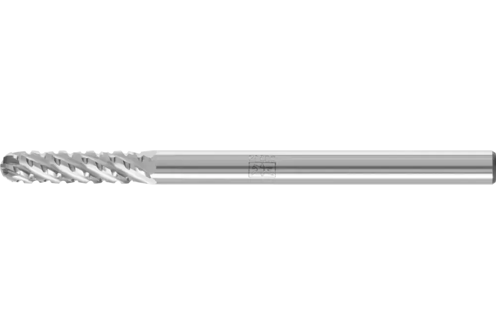 Wysokowydajny trzpień frezarski ze stopów twardych kształt kulisto-walcowy WRC Ø 03 × 13 mm trzpień Ø 3 mm TITANIUM do tytanu 1
