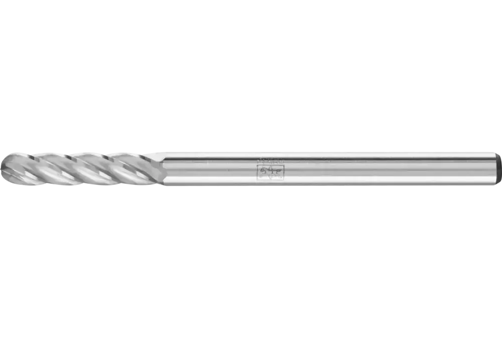 Wysokowydajny trzpień frezarski ze stopów twardych ALU kulisto-walcowy WRC Ø 03 x 13 mm, trzonek Ø 3 mm do aluminium / metalu 1