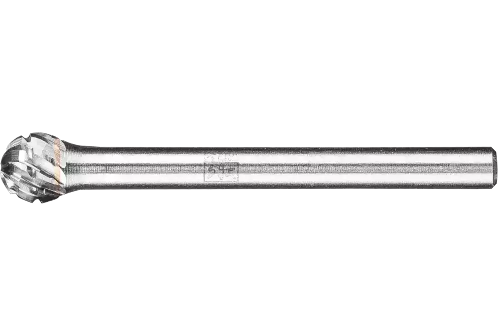 Wysokowydajny trzpień frezarski ze stopów twardych kulisty KUD Ø 05 × 04 mm trzpień Ø 3 mm TITANIUM do tytanu 1