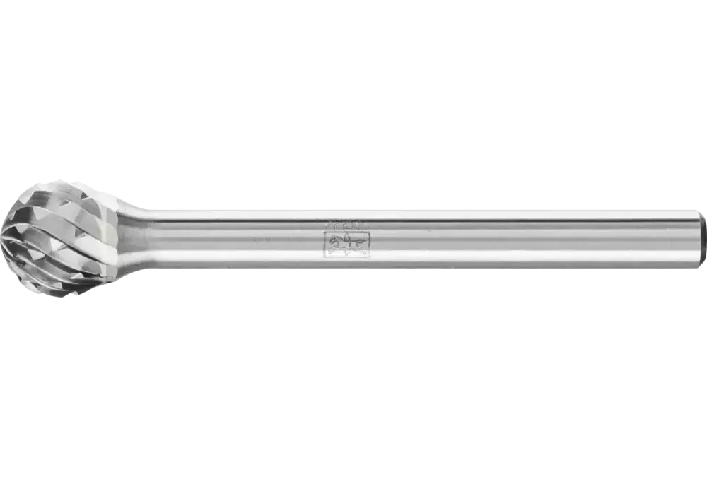 Trzpień frezarski ze stopów twardych kształt kulisty KUD Ø 06 × 05 mm trzpień Ø 3 mm Z3P uniwersalne średnie krzyżowe 1