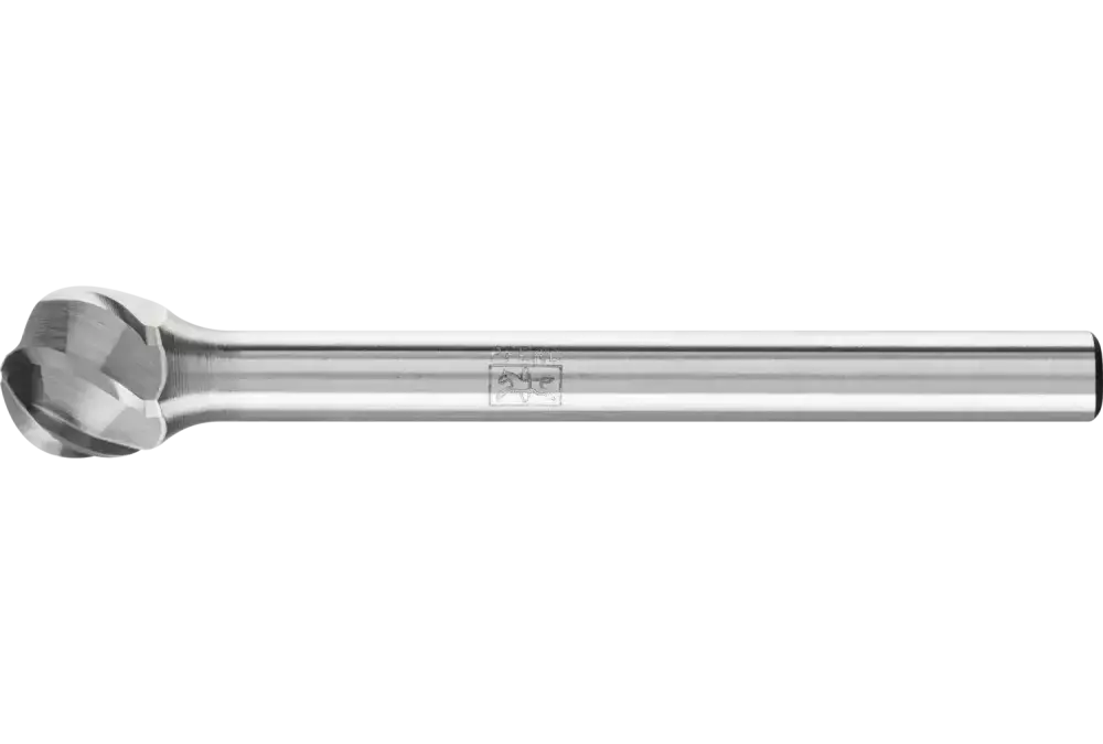 Wysokowydajny trzpień frezarski ze stopów twardych ALU kulisty KUD Ø 06 x 05 mm, trzonek Ø 3 mm do aluminium / metalu 1