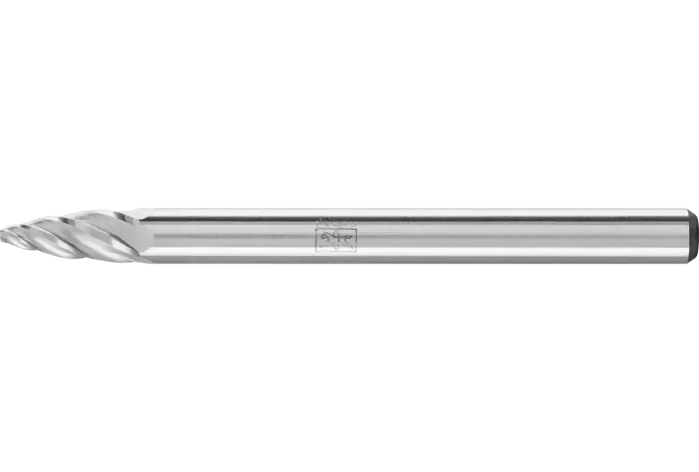 Wysokowydajny trzpień frezarski ze stopów twardych ALU, kształt pocisku SPG Ø 03 x 07 mm trzonek Ø 3 mm do aluminium / metalu 1