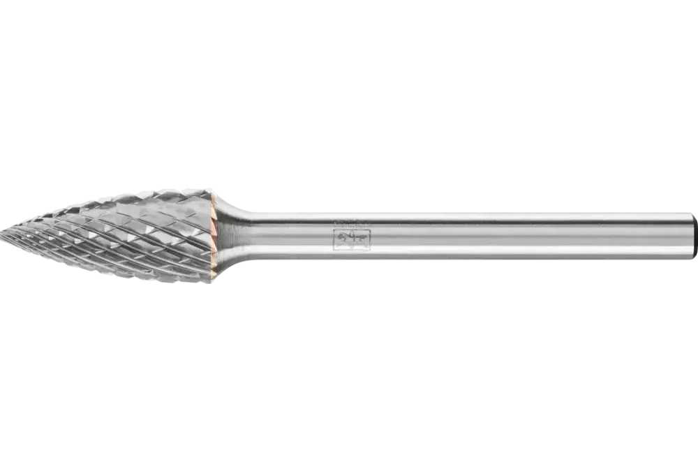 Trzpień frezarski ze stopów twardych kształt pocisku SPG Ø 06 × 13 mm trzpień Ø 3 mm Z4 uniwersalne średnio drobne 1