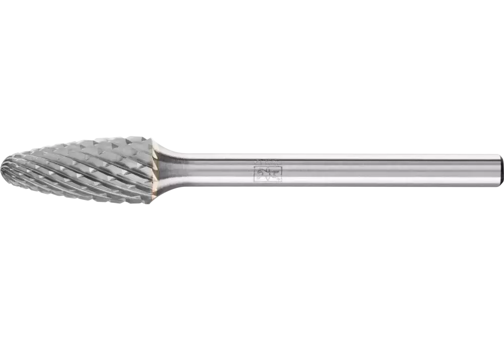 Trzpień frezarski ze stopów twardych kształt drzewa RBF Ø 06 × 13 mm trzpień Ø 3 mm Z4 uniwersalne średnio drobne 1