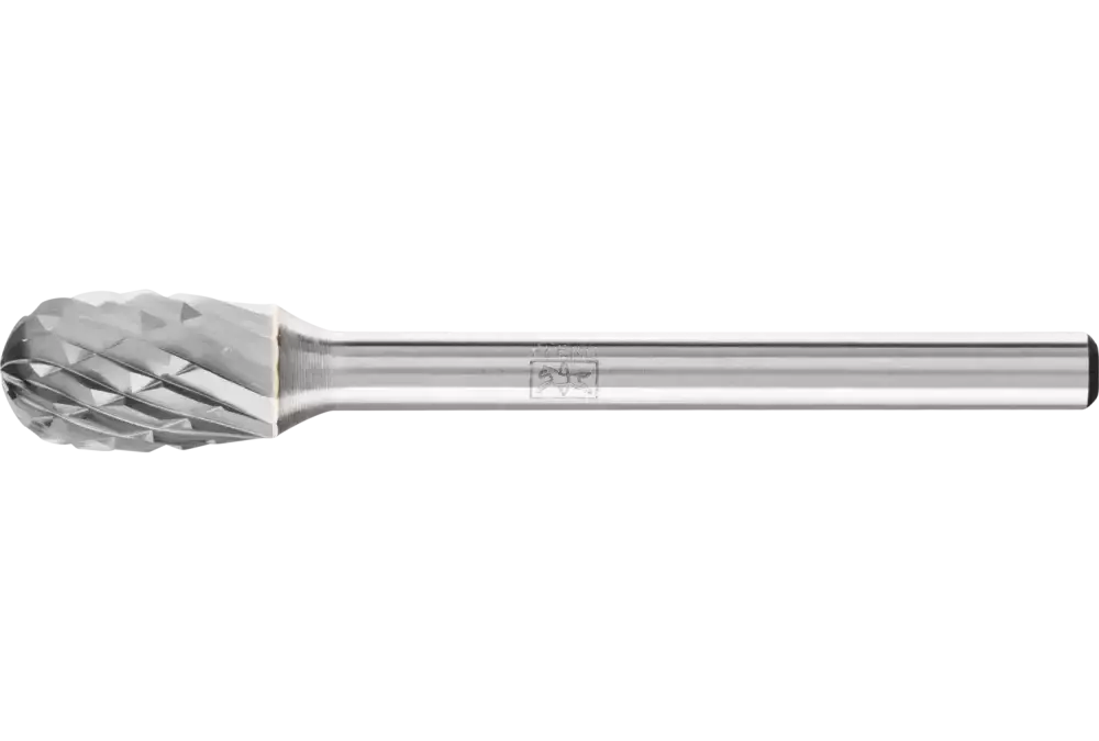 Trzpień frezarski ze stopów twardych kształt kropli TRE Ø 06 × 10 mm trzpień Ø 3 mm Z3P uniwersalne średnie krzyżowe 1