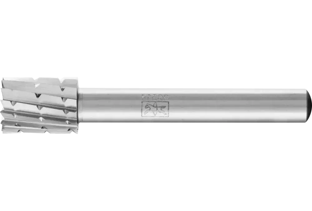 Trzpień frezarski HSS o kształcie walcowym z uzębieniem czołowym A-ST Ø 10 x 13 mm, trzonek Ø 6 mm Z 2 uniwersalny 1