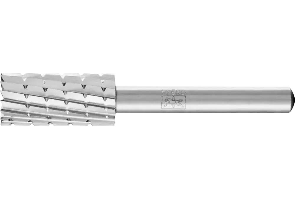 Trzpień frezarski HSS o kształcie walcowym z uzębieniem czołowym A-ST Ø 12 x 25 mm, trzonek Ø 6 mm Z 2 uniwersalny 1