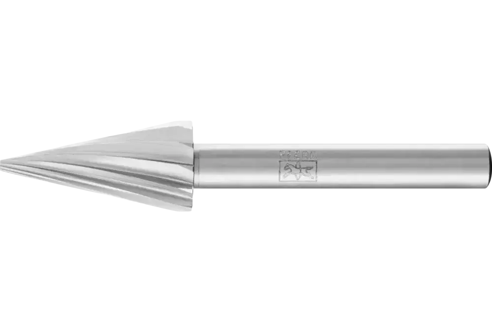Trzpień frezarski HSS o kształcie ostrostożkowym G Ø 12 × 25 mm trzpień Ø 6 mm Z 1 uniwersalne grube 1
