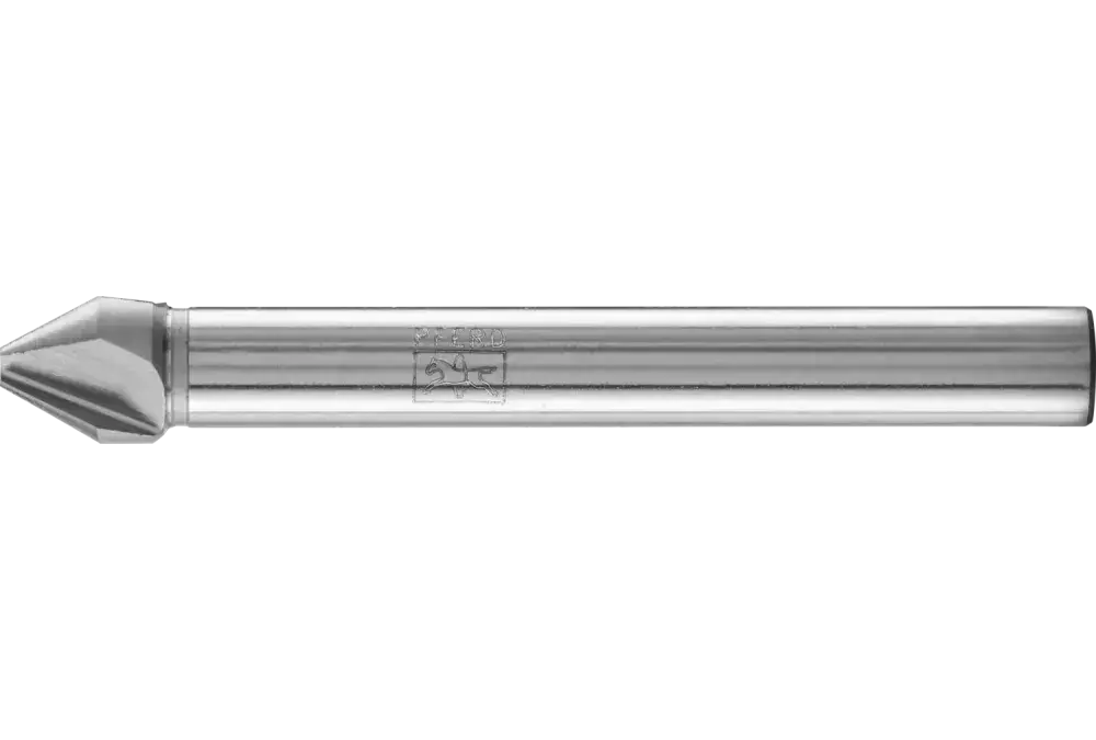 Pogłębiacz stożkowy i okrawacz HSS 60° Ø 6,3 mm trzpień Ø 5 mm DIN 334 C Pferd 25202161 1