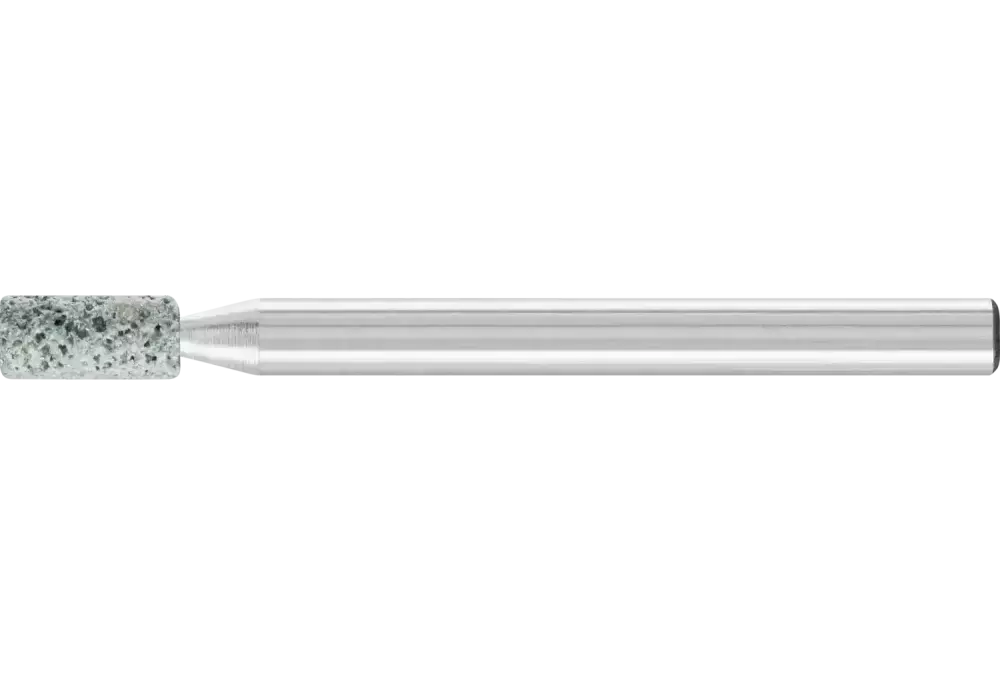 Ściernica trzpieniowa ALU walcowa Ø 3 × 6 mm trzpień Ø 3 mm SiC80 do aluminium 1