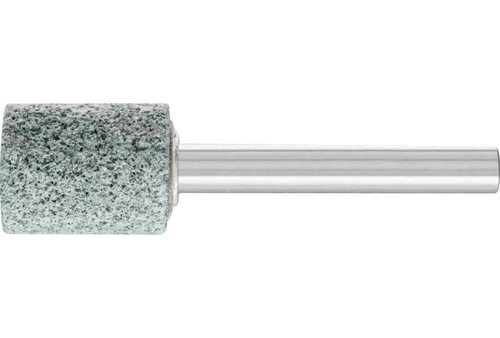 Ściernica trzpieniowa ALU walcowa Ø 16 × 20 mm trzpień Ø 6 mm SiC80 do aluminium 1