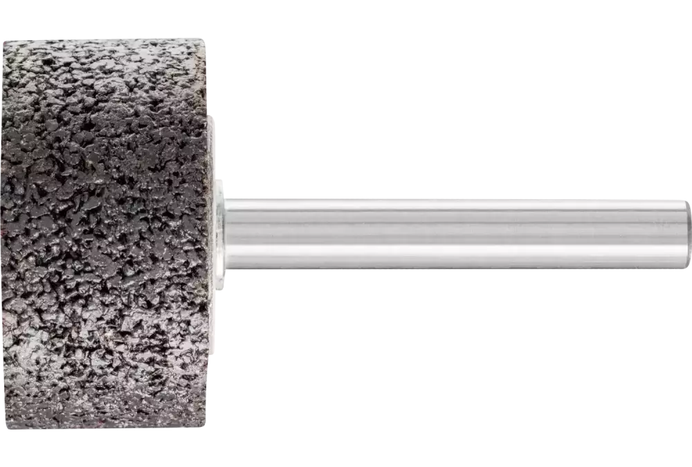 Ściernica trzpieniowa INOX walcowa Ø 32 × 16 mm trzpień Ø 6 mm A24 do stali nierdzewnej 1