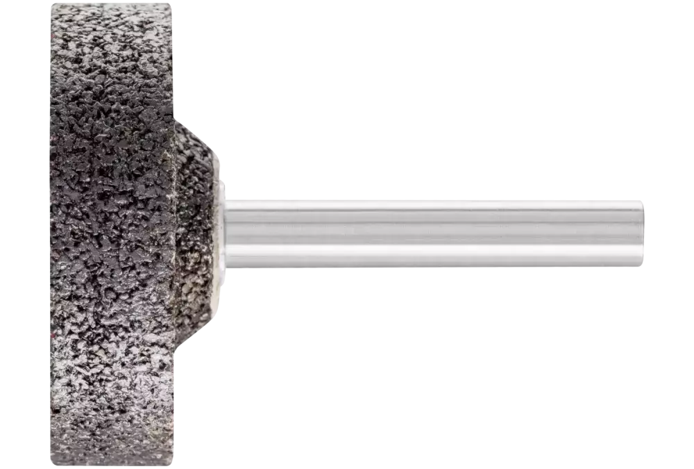 Ściernica trzpieniowa INOX walcowa Ø 40 × 13 mm trzpień Ø 6 mm A30 do stali nierdzewnej 1