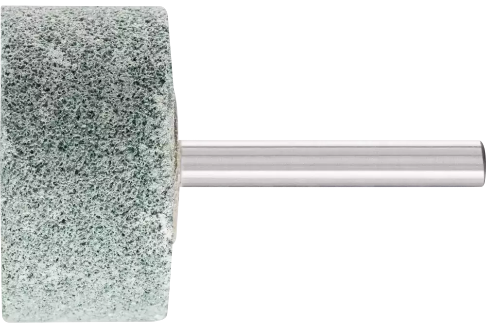 Ściernica trzpieniowa ALU walcowa Ø 40 × 20 mm trzpień Ø 6 mm SiC80 do aluminium 1