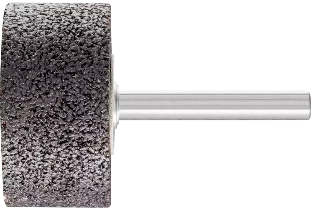 Ściernica trzpieniowa INOX walcowa Ø 40 × 20 mm trzpień Ø 6 mm A24 do stali nierdzewnej 1