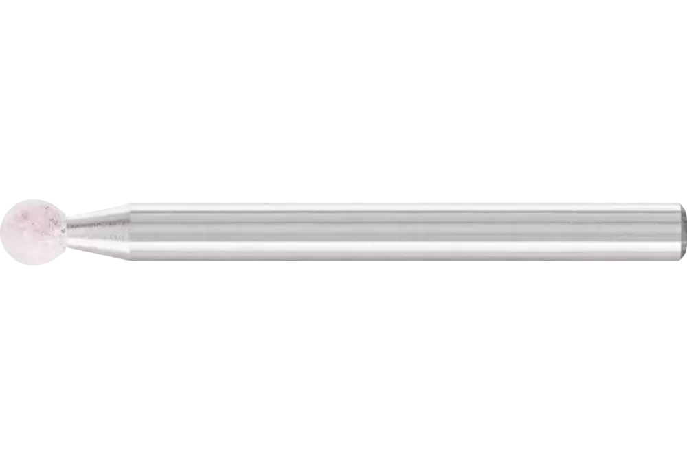 Ściernica trzpieniowa STEEL EDGE kulista 3 × 3 mm trzpień Ø 3 mm A100 do stali i staliwa 1