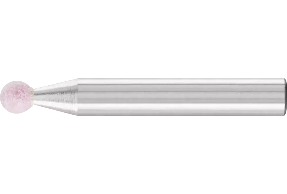 Ściernica trzpieniowa STEEL EDGE kulista 5 × 5 mm trzpień Ø 6 mm A100 do stali i staliwa 1