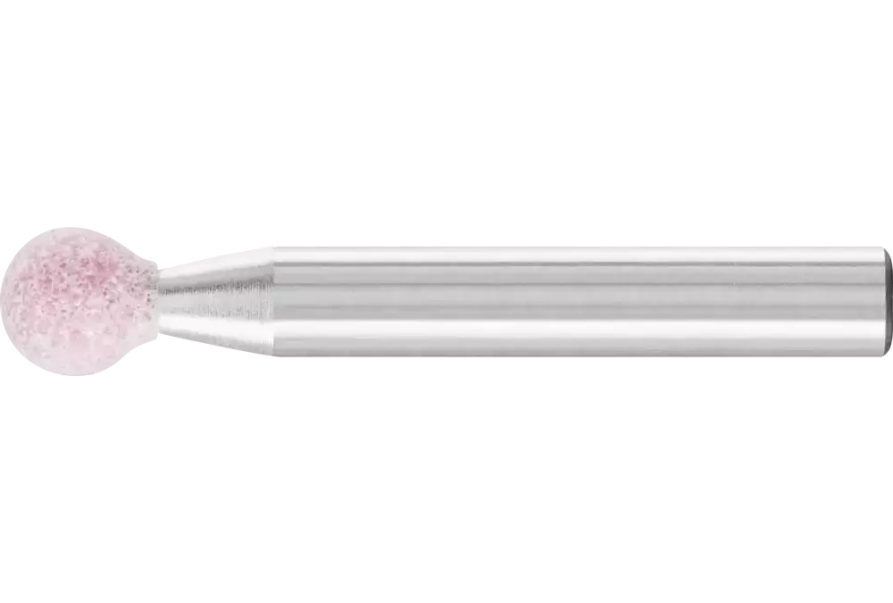 Ściernica trzpieniowa STEEL EDGE kulista 8 × 8 mm trzpień Ø 6 mm A80 do stali i staliwa 1