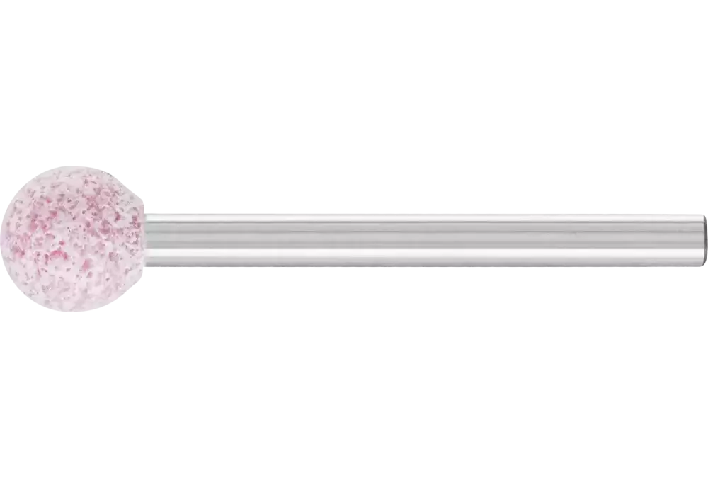 Ściernica trzpieniowa STEEL EDGE kulista 8 × 8 mm trzpień Ø 3 mm A46 do stali i staliwa 1