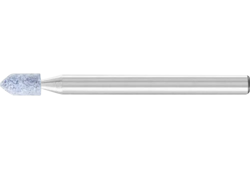 Ściernica trzpieniowa TOUGH ostrołukowa Ø 3 × 6 mm trzpień Ø 3 mm CO100 do trudno skrawalnych materiałów 1