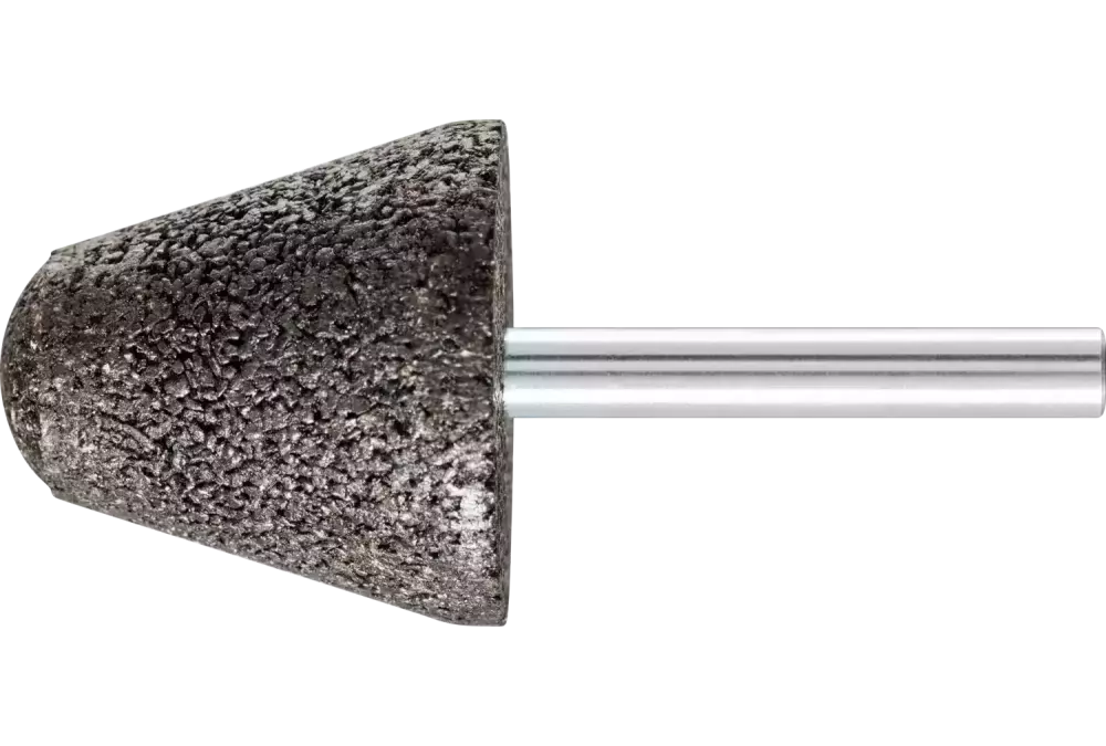Ściernica trzpieniowa INOX EDGE stożkowa Ø 32 × 32 mm trzpień Ø 6 mm A24 do stali nierdzewnej 1
