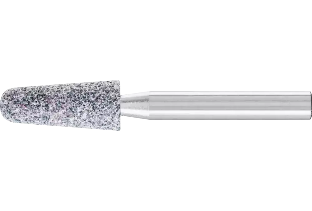 Ściernica trzpieniowa CAST stożkowa Ø10 × 25 mm trzpień Ø6 mm A46 do żeliwa szarego i sferoidalnego 1