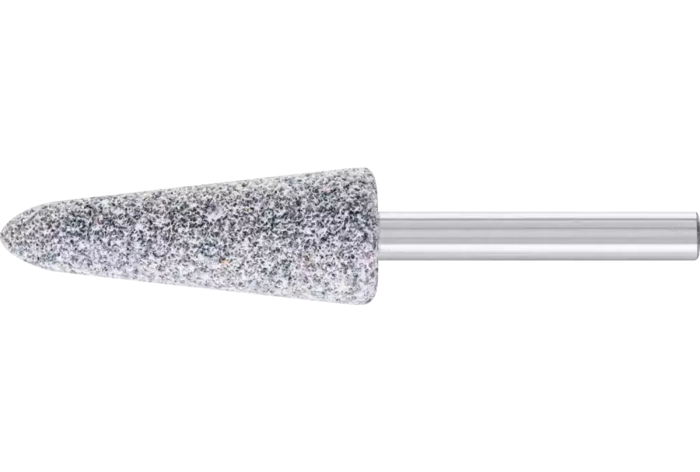 Ściernica trzpieniowa CAST stożkowa Ø 16 × 45 mm trzpień Ø 6 mm A46 do żeliwa szarego i sferoidalnego 1
