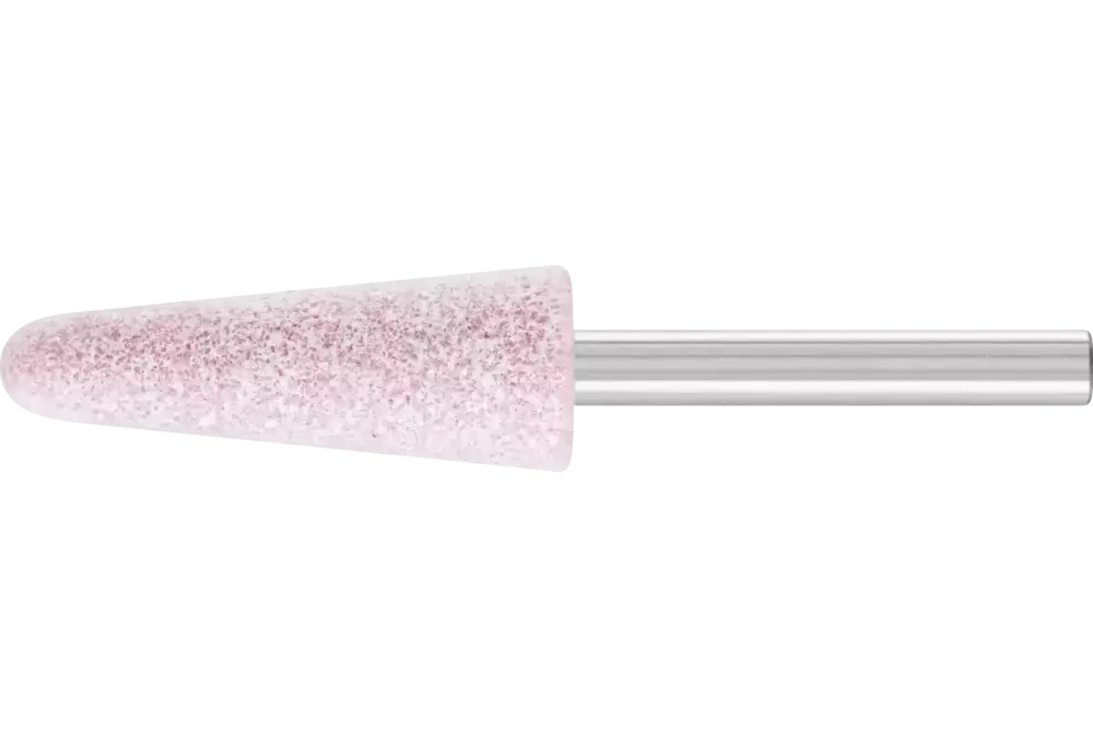 Ściernica trzpieniowa STEEL EDGE stożkowa Ø 16 × 45 mm trzpień Ø 6 mm A80 do stali i staliwa 1