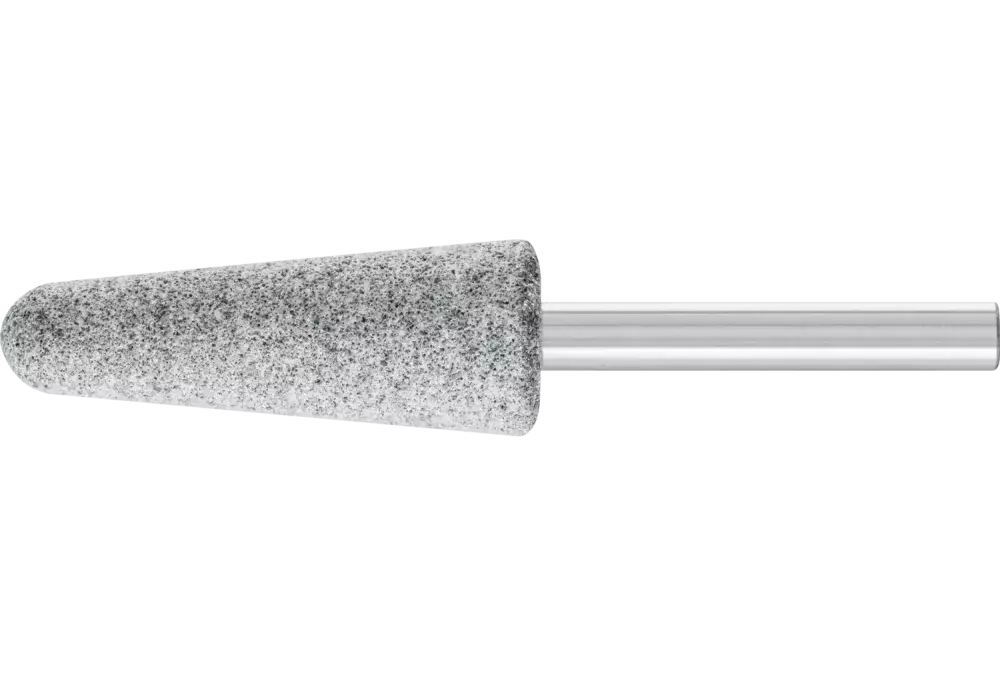 Ściernica trzpieniowa CAST EDGE stożkowa Ø16 × 45 mm trzpień Ø6 mm SIC46 do żeliwa szarego i sferoidalnego 1
