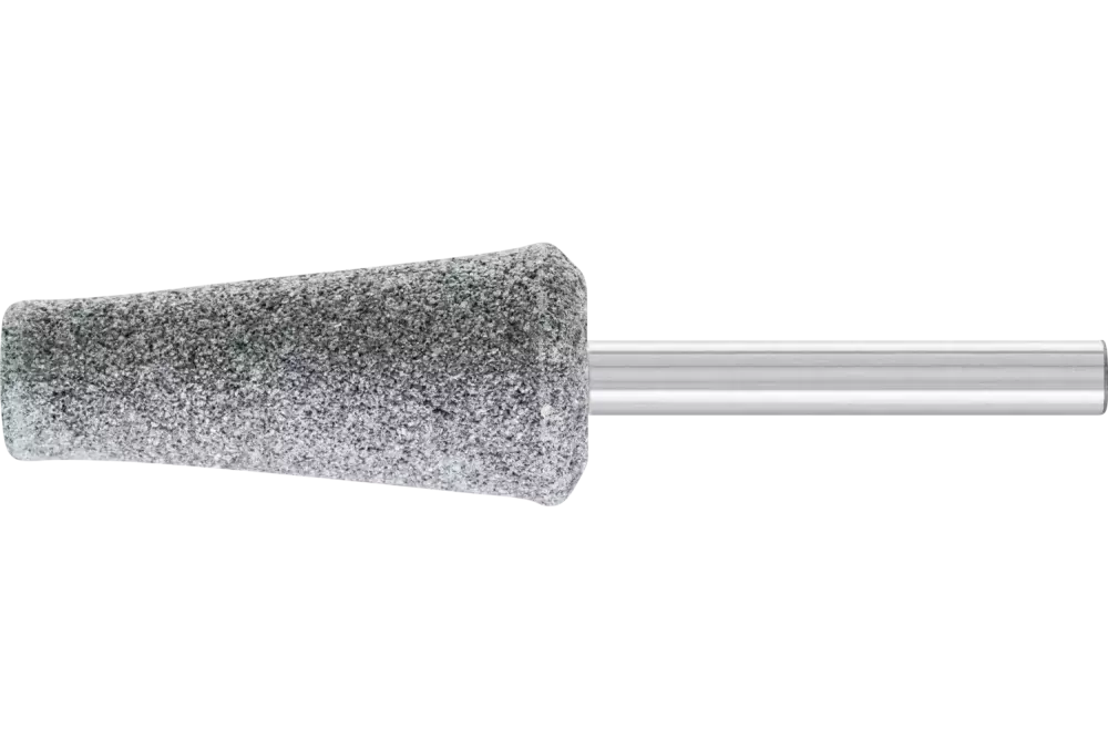 Ściernica trzpieniowa CAST EDGE stożkowa Ø16 × 45 mm trzpień Ø6 mm SIC46 do żeliwa szarego i sferoidalnego 1